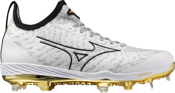 ミズノ メンズ シューズ スニーカー Mizuno Mens Pro Metal Baseball Cleats WhiteGold ホワイト