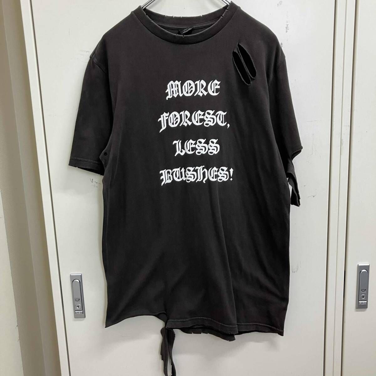04AW archive NUMBER(N)INE GIVE期 反戦クラッシュTEE 4段 サイズ3