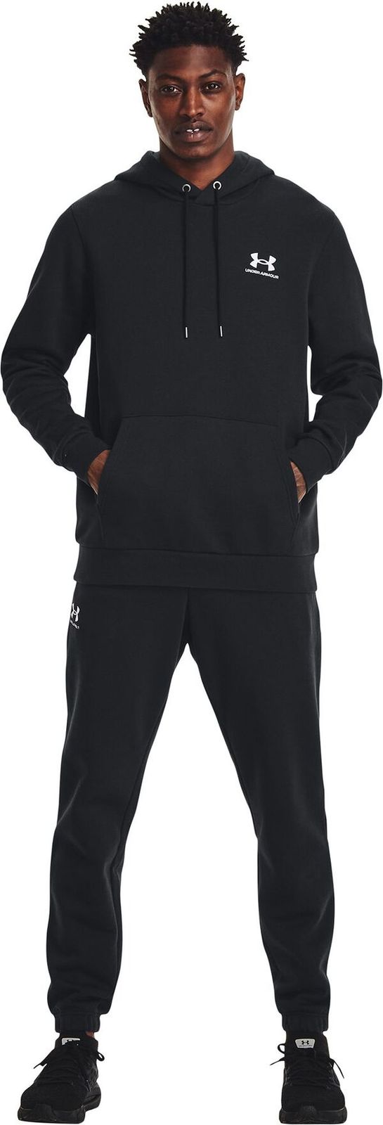 アンダーアーマー メンズ アウター パーカー・スウェット フリース Under Armour Mens Icon Fleece Hoodie BlackWhite ホワイト