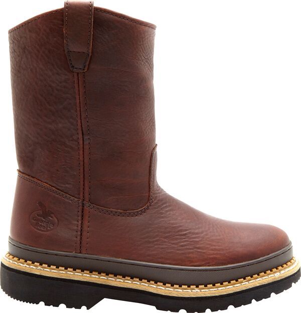 ジョージアブーツ メンズ シューズ ブーツ・レインブーツ Georgia Boots Mens Giant PullOn 9 Wellington Work Bootsoggy Brown ブラウン