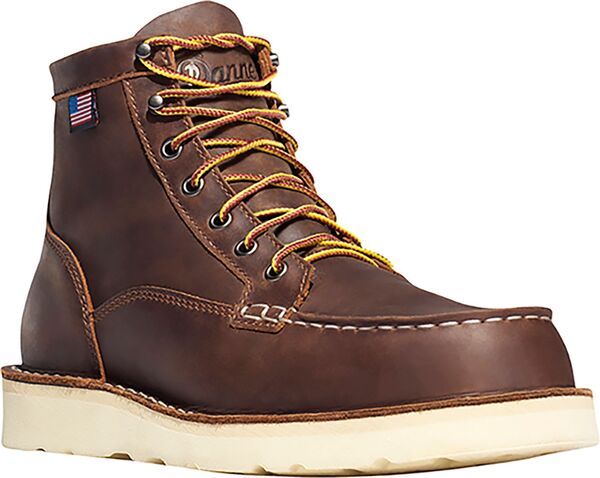 ダナー メンズ シューズ ブーツ・レインブーツ Danner Mens Bull Run Moc Toe 6 EH Work Boots Brown ブラウン