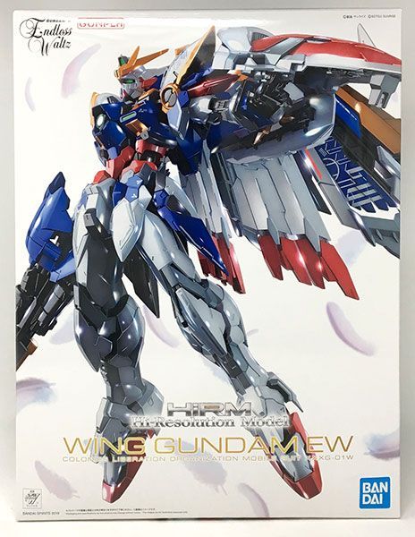 ガンプラ【中古品/ランクB、キズ多少】 1/100 ハイレゾリューションモデル ウイングガンダム EW ※アクションベースおまけ付き 完成品 組立済みMG HG ガンダム Gunpla 2797