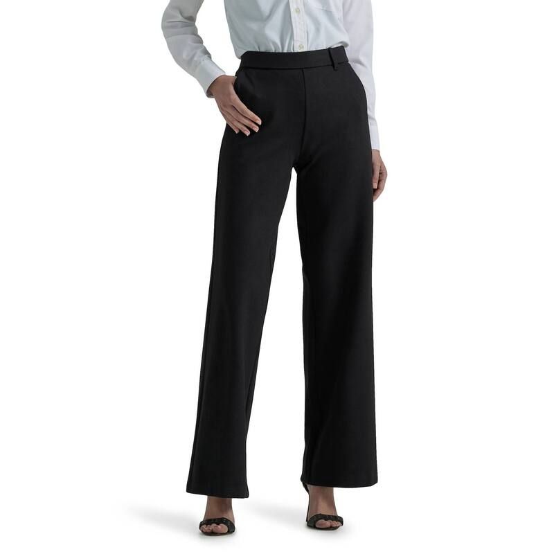 リー レディース ボトムス カジュアルパンツ ワイドレッグ Womens Lee Ultra Lux Comfort Any Wear Wide Leg PullOn Pants Unionall B