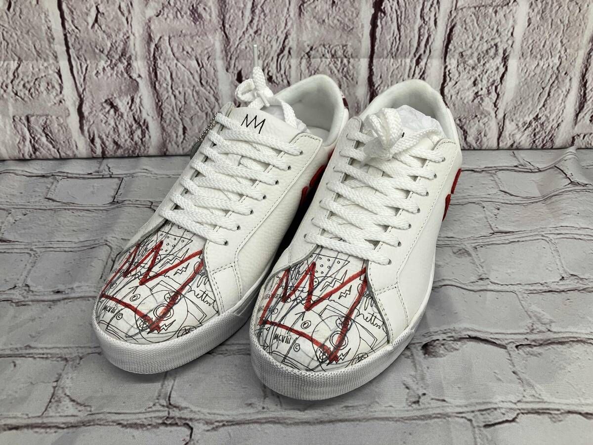 Via SANGACIO ヴィア サンガチオ スニーカー にゅSG Jean Michel Basquiat ホワイト 24.5cm