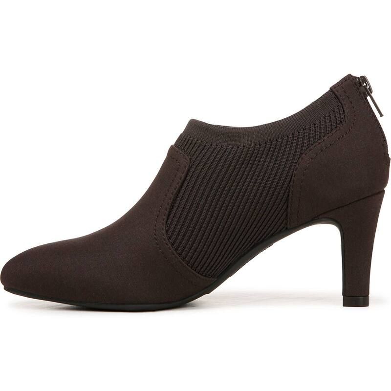 ライフストライド レディース シューズ ブーツ・レインブーツ アンクル ヒール LifeStride Gia Womens Heeled Ankle Boots Black ブラック