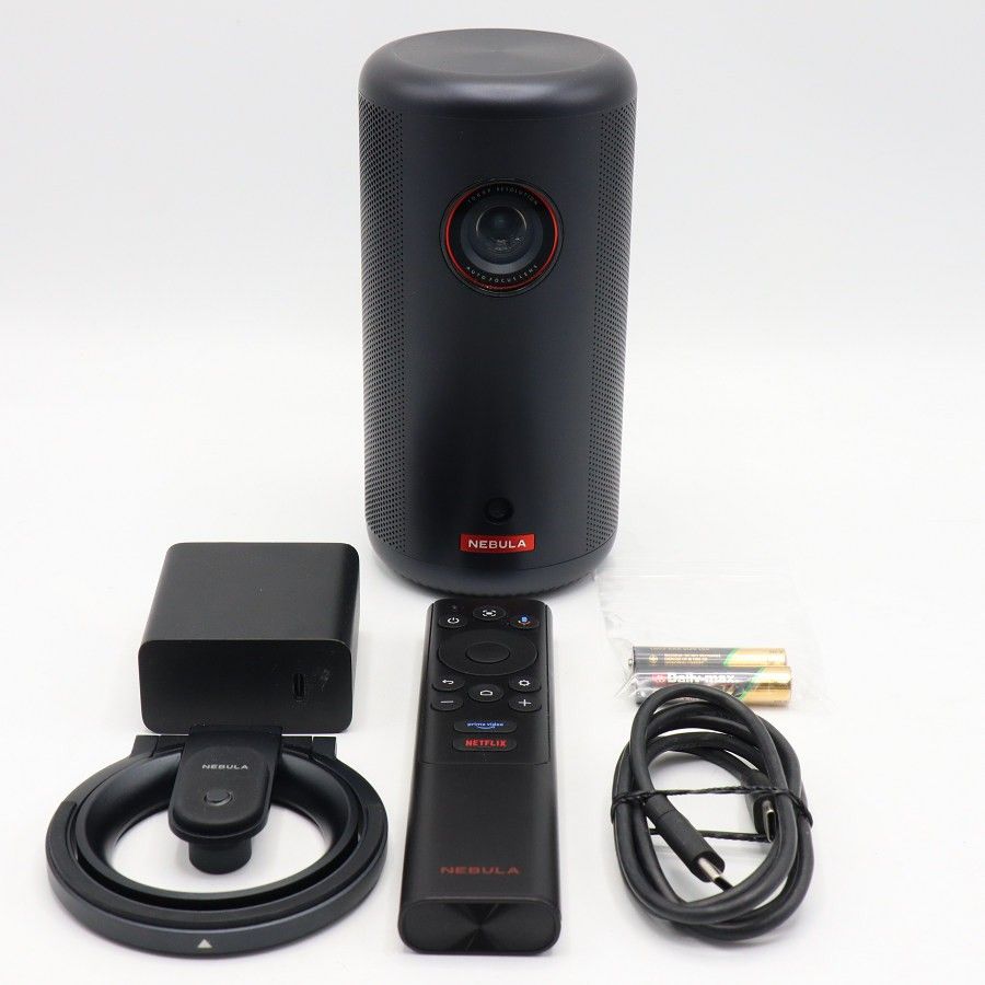 【美品】Anker Nebula Capsule 3 D2425N11 ブラック モバイルプロジェクター フルHD アンカー ネビュラ カプセル3 本体