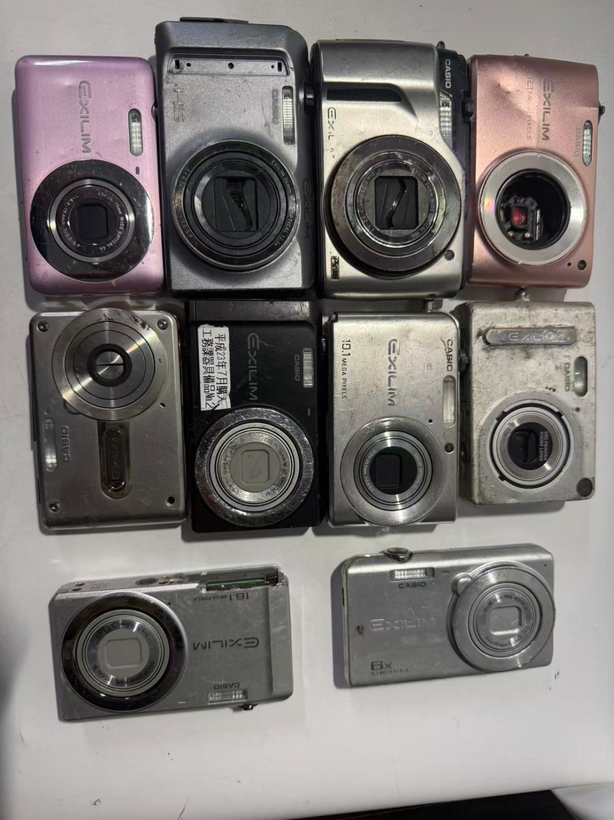 CASIOカメラ10点まとめ　部品取り品です　全体的に状態が悪い 動作未確認