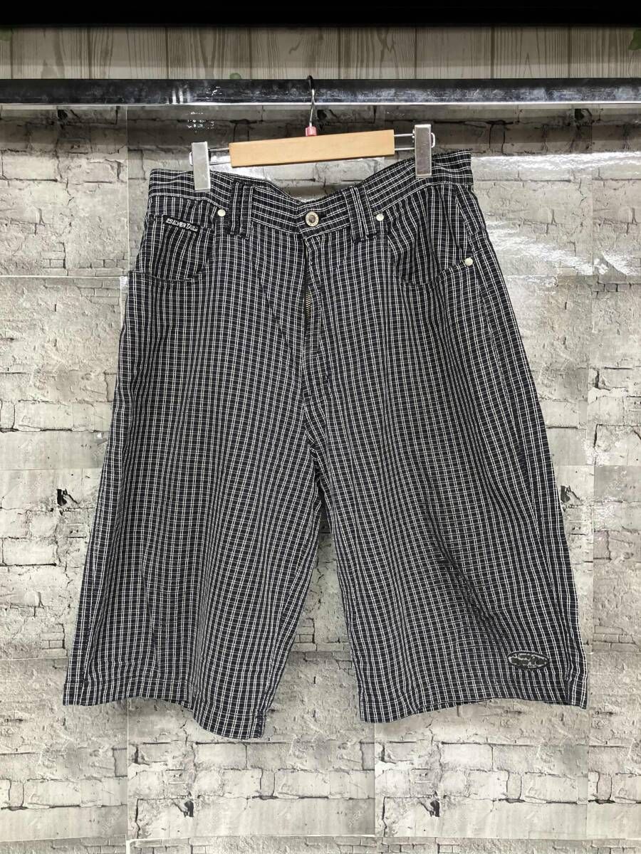 Levi's ハーフ綿パン 00s SILVER TAB BAGGY サイズXL 千鳥柄