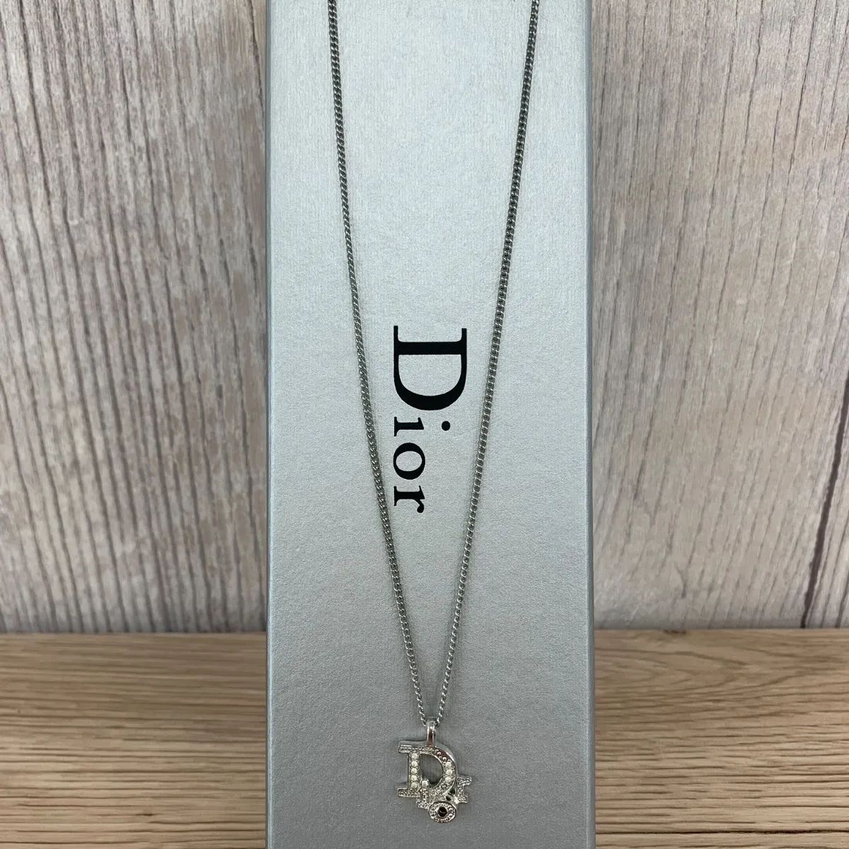 Christian Dior クリスチャンディオール ネックレス ラインストーン