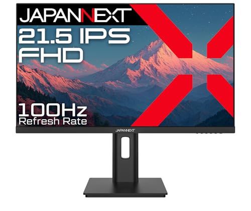 R★JAPANNEXT 21.5インチ IPSパネル搭載 フルHD(1920x1080)解像度 液晶モニター JN-IPS215F2-HSP HDMI VGA 高さ調整 ピボット(縦回転) 【2年保証】 f754903f