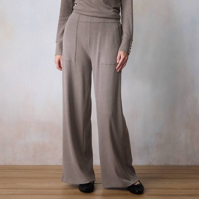 LC Lauren Conrad レディース ボトムス カジュアルパンツ ワイドレッグ Womens LC Lauren Conrad Super High Rise Wide Leg Cozy Pa