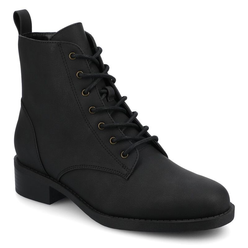 ジャーニー レディース シューズ ブーツ・レインブーツ アンクル レース ヒール Journee Kodah Womens LaceUp Block Heel Ankle Boots In Regul