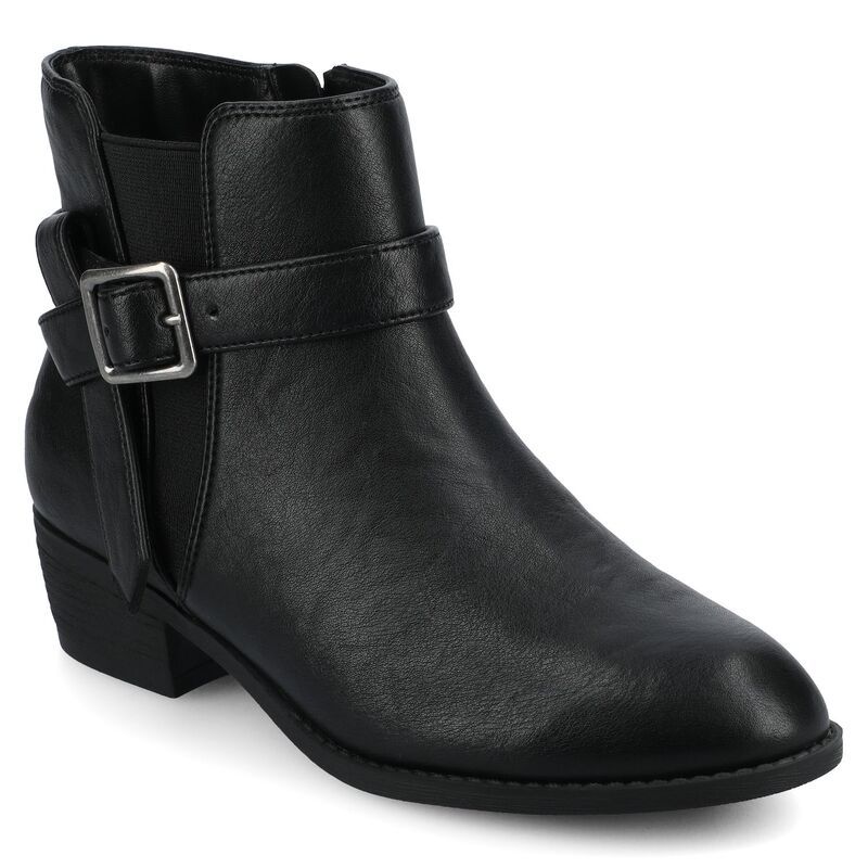 ジャーニー レディース シューズ ブーツ・レインブーツ アンクル ヒール Journee Devina Womens Almond Toe Block Heel Ankle Boots In Regu