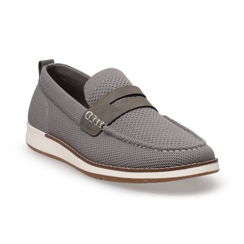 ソノマ メンズ シューズ スリッポン・ローファー Sonoma Goods For Life Memory Foamenstretch Penny Loafers Gray グレー