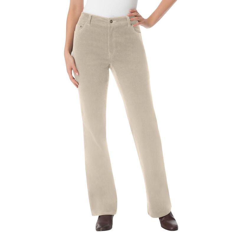 ウーマン ウィズイン レディース ボトムス デニムパンツ コーデュロイ ブーツカット プラスサイズ ブーツ Woman Within Plusize Stretch Corduroy Bootcut