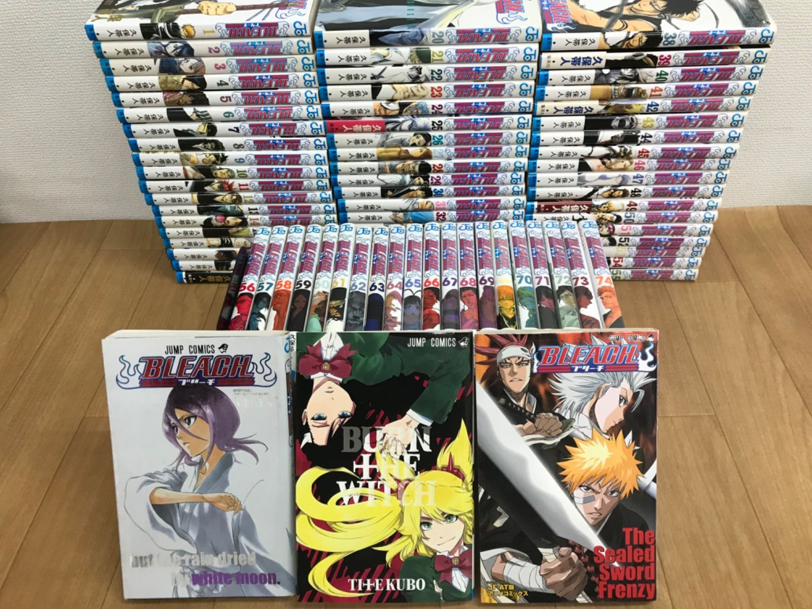 ☆④【未開封あり】BLEACH ブリーチ 1～74巻＋関連本3冊 コミック全巻