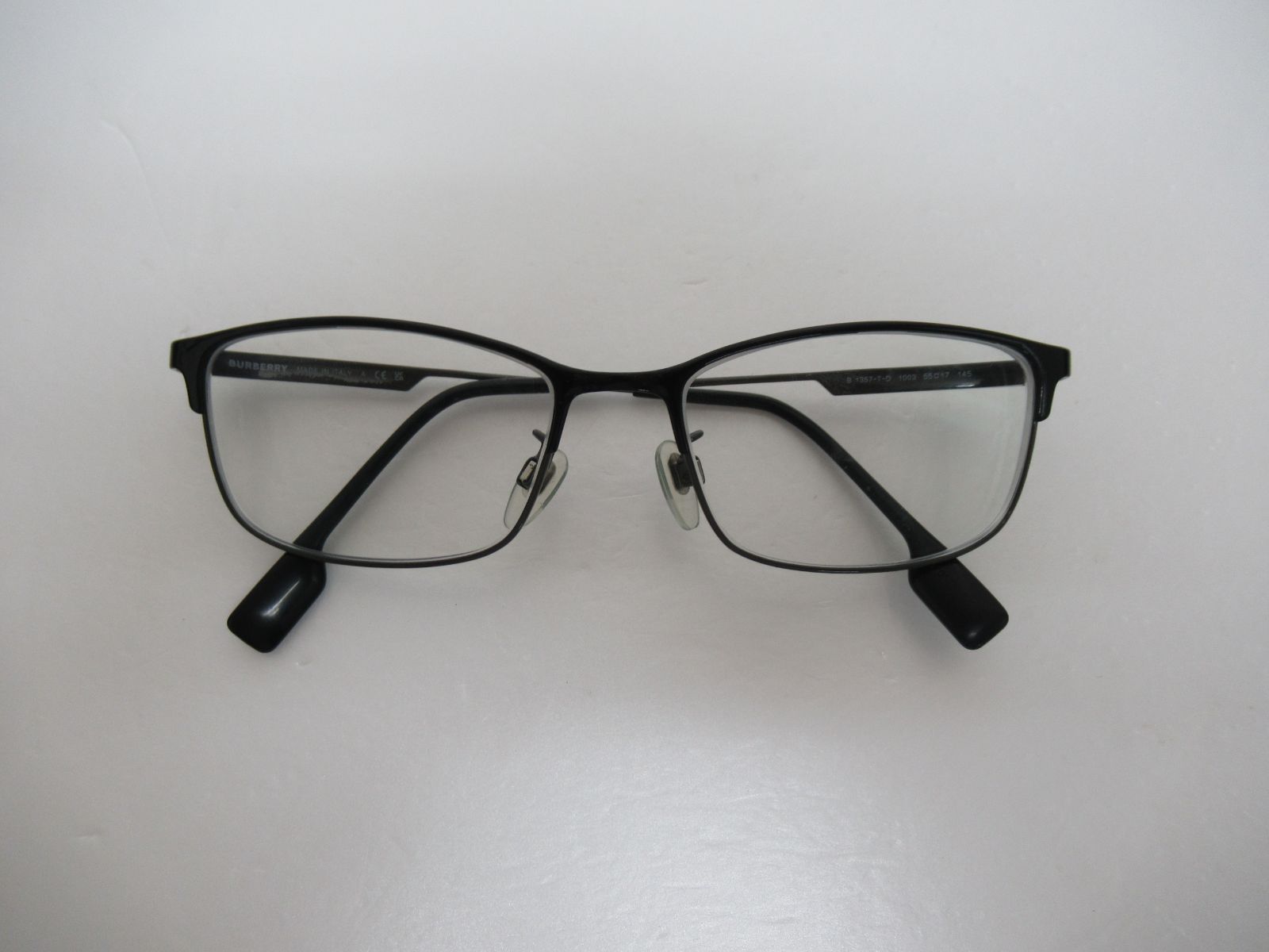 BURBERRY バーバリー B1357-T-D メガネ 眼鏡 メンズ レディース ユニセックス イタリア製 人気 定番 中古 度入り 激安 即購入大歓迎 K716