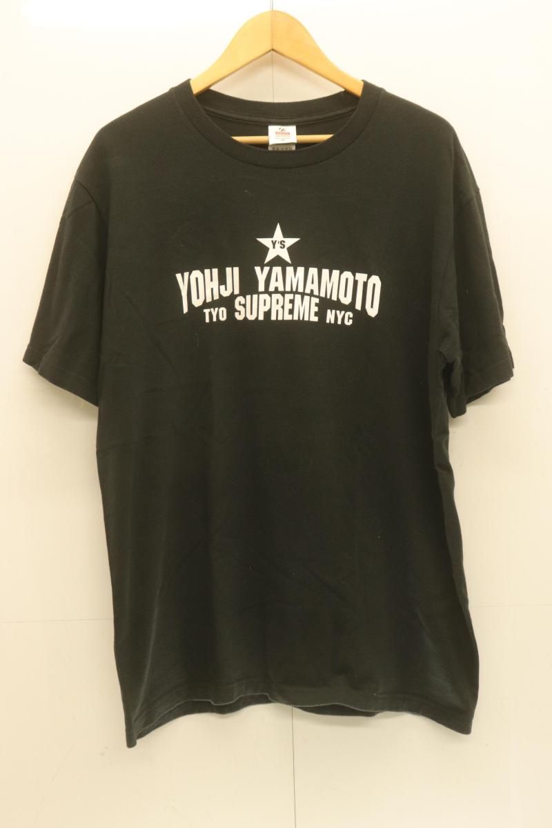 【中古】 Supreme メンズTシャツ M 25AW Y's Star Tee Supreme M 黒 ブラック プリント