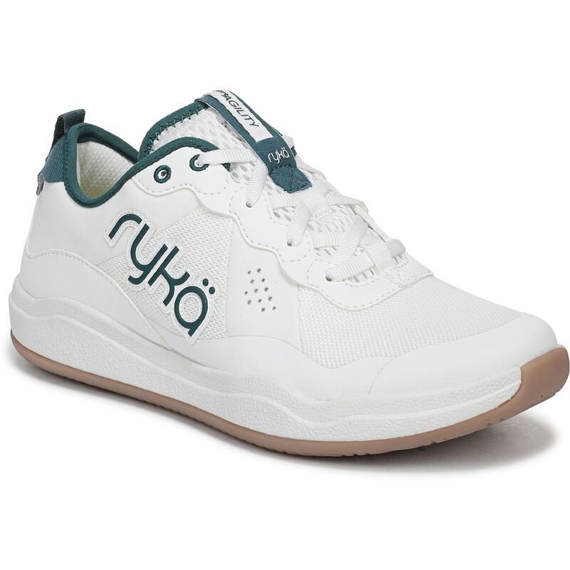 ライカ レディース シューズ スニーカー Ryka Court Agility Womens Cross Training Shoes White Green ホワイト