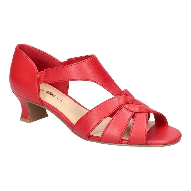 イージーストリート レディース シューズ サンダル Easy Street Essie Womens Dressandals Red レッド