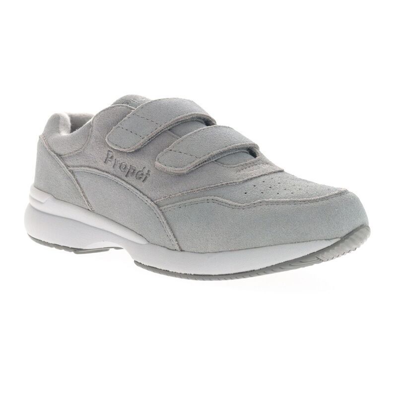 プロペット レディース シューズ スニーカー レザー Propetour Walker Womens Leather Sneakers Gray Suede グレー