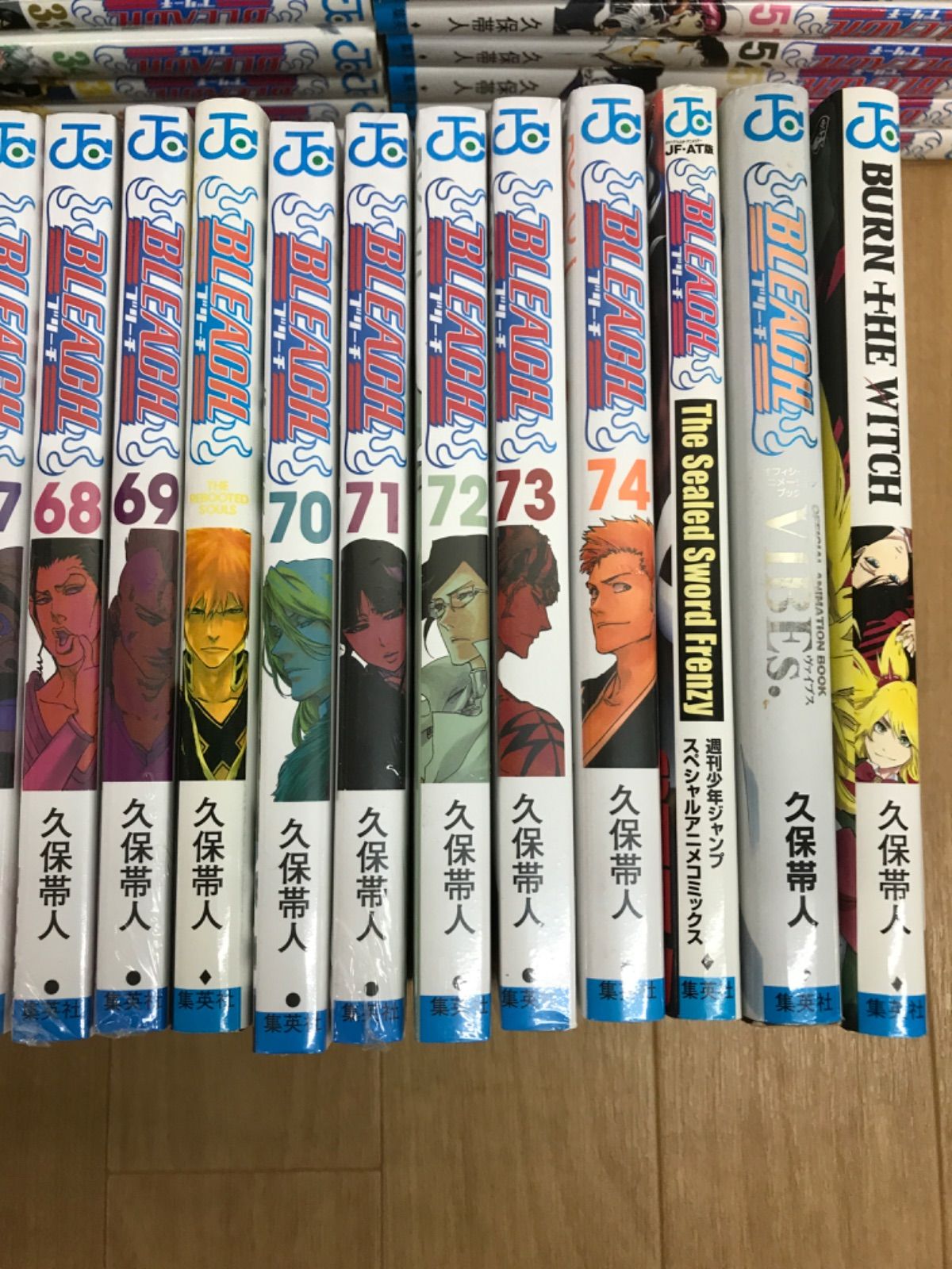 ☆④【未開封あり】BLEACH ブリーチ 1～74巻＋関連本3冊 コミック全巻