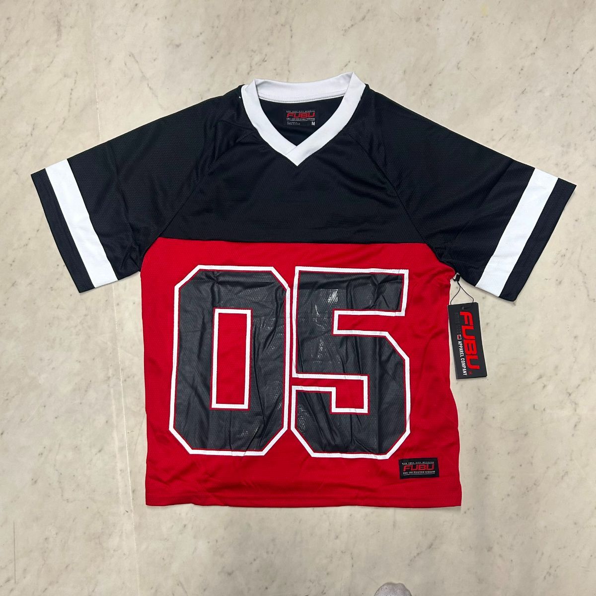 USA仕様 FUBU フブ Football Game Jersey フットボール メッシュ ゲームシャツ Y108 (FBT4)