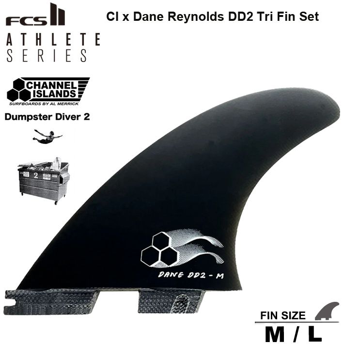 FCS2フィン 送料無料！ Channel Islands Surfboards x Dane Raynolds