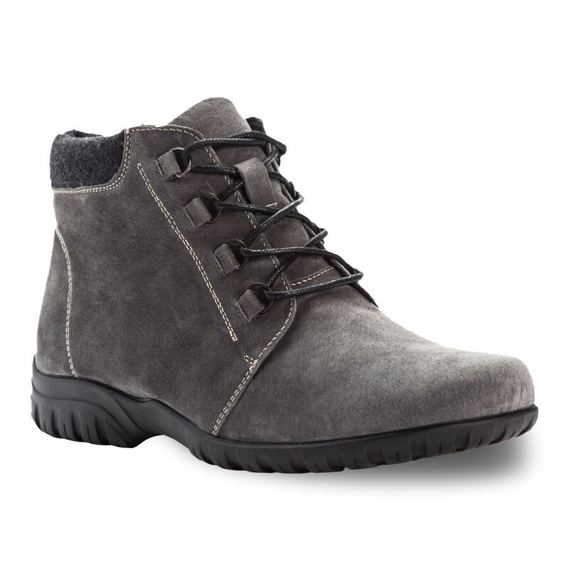 プロペット レディース シューズ ブーツ・レインブーツ アンクル Propet Delaney Womens Wateresistant Ankle Boots Gray グレー