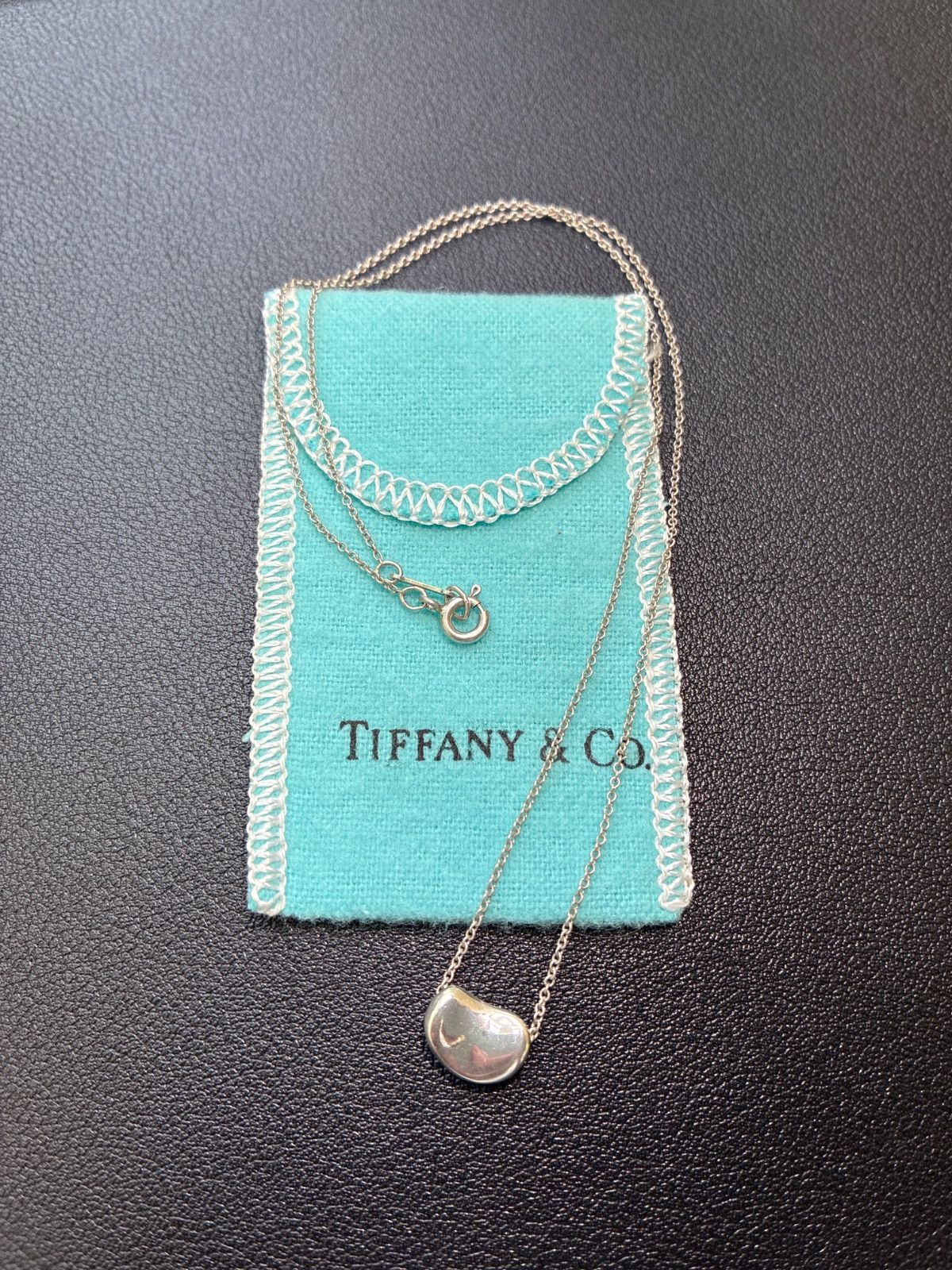K2-234】TIFFANY & Co. ティファニー ミニビーンズ ネックレス SV925