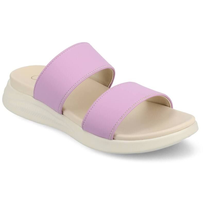 ジャーニー レディース シューズ サンダル Journee Womens JanislipOn Sandals Lilac ライラック