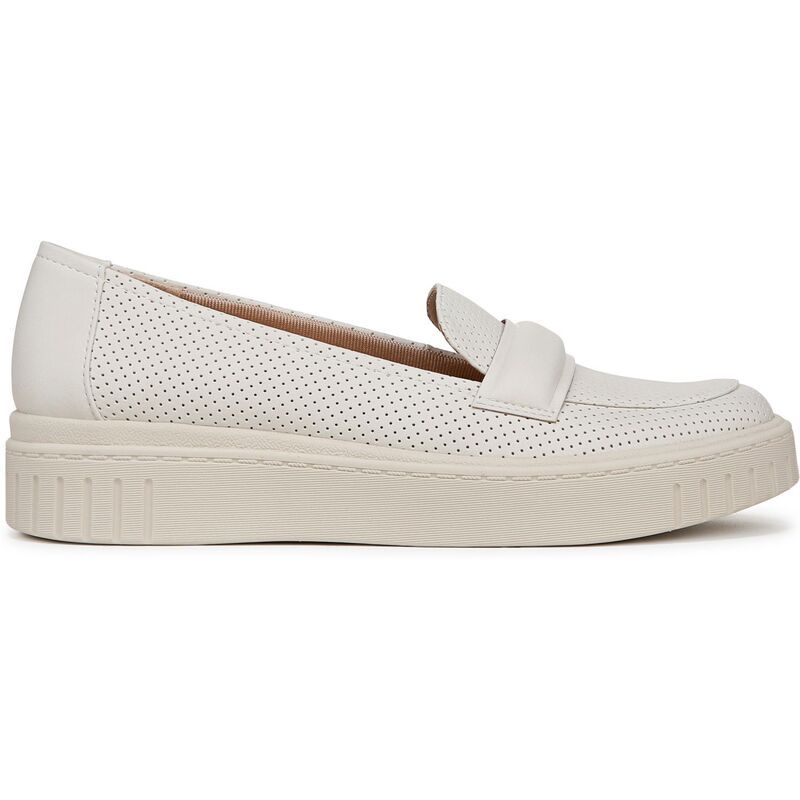 ライフストライド レディース シューズ スリッポン・ローファー LifeStride Genevachop Womens Loafers Gray Faux Leather グレー
