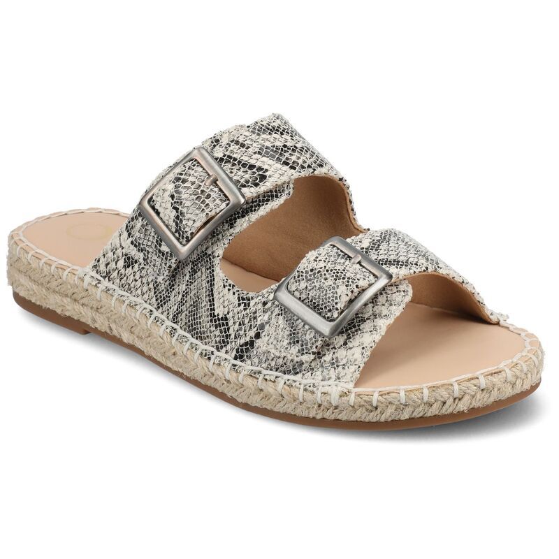 ジャーニー レディース シューズ サンダル Journee Womens Tresah Double Strap Espadrille Sandalsnake