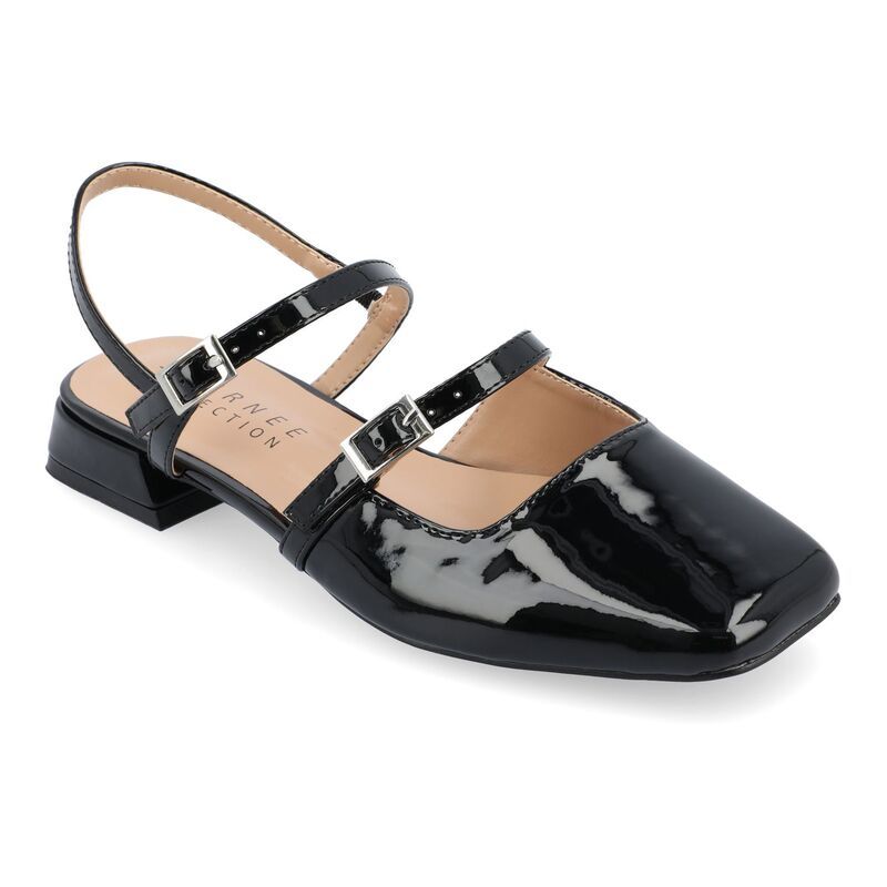 ジュルネ コレクション レディース シューズ サンダル Journee Collection Tru Comfort Foam Gretchenn Womens Flats Black ブラック
