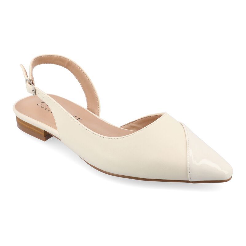 ジュルネ コレクション レディース シューズ サンダル Journee Collection Tru Comfort Foam Daphnne Womens Flats Ivory アイボリー