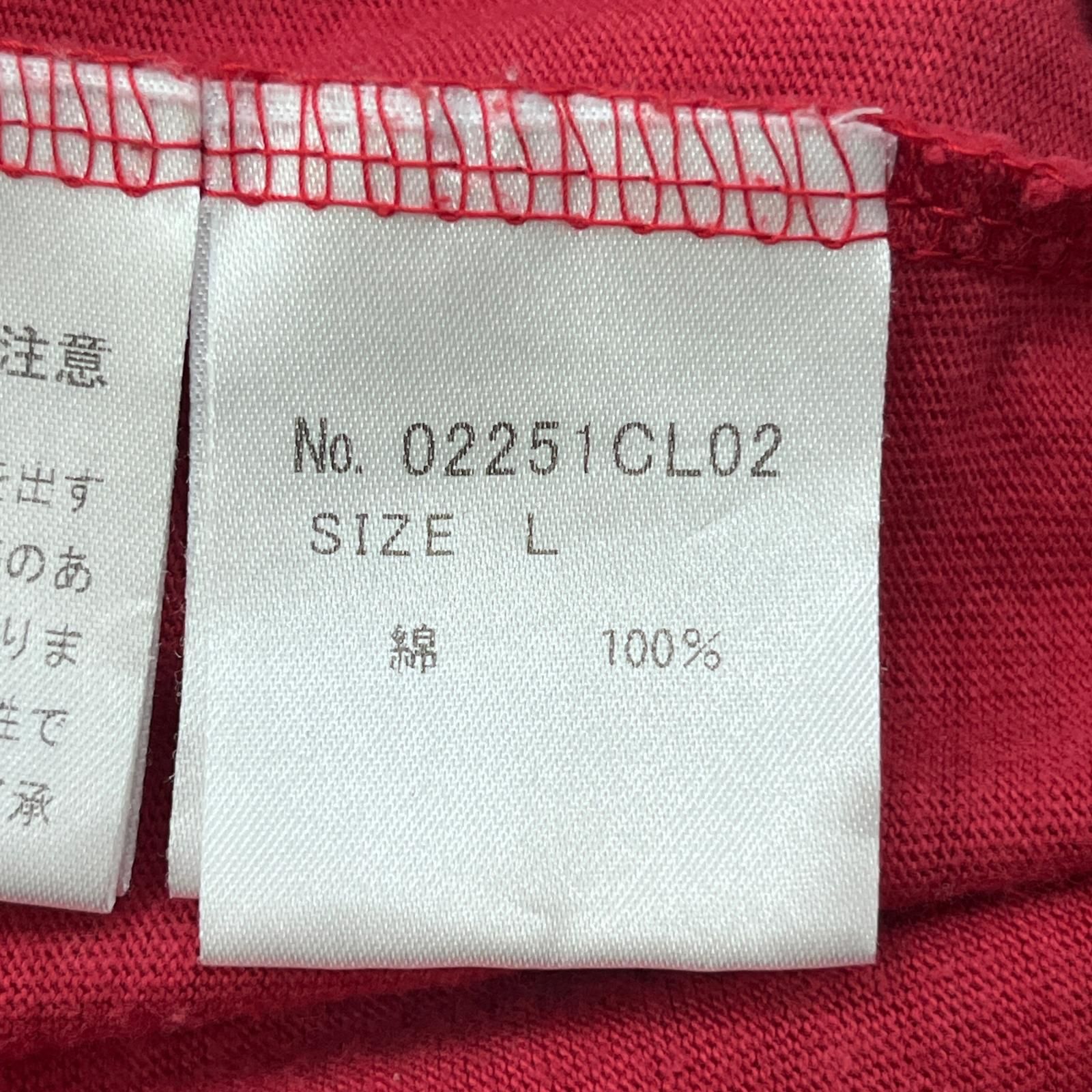 【加古川店】 中古 HYSTERIC GLAMOUR | ヒステリックグラマー 長袖Ｔシャツ DIET DOPE 02251CL02 レッド サイズ：L 【104】