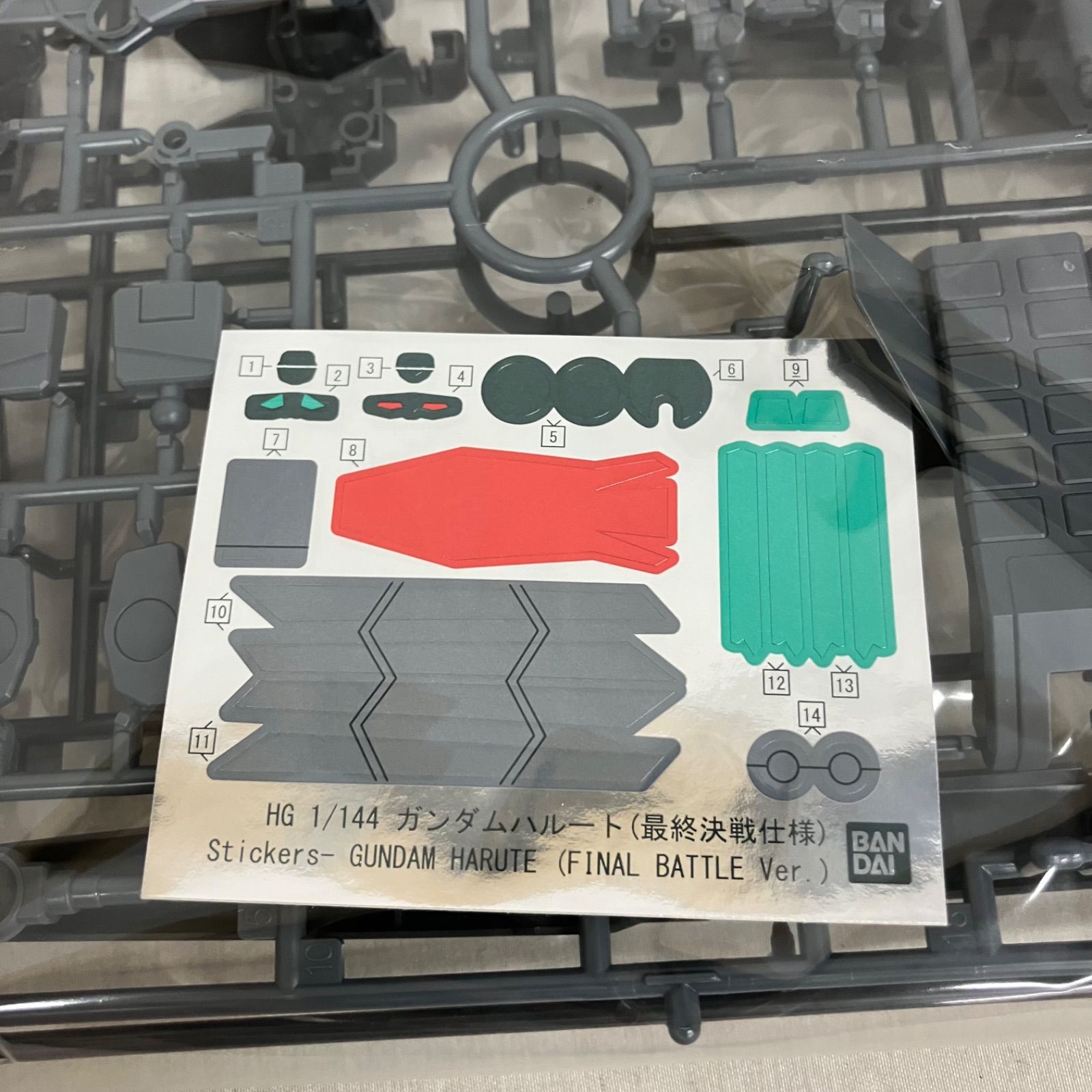 未組立 機動戦士ガンダム00 HG 1/144 ガンダムハルート 最終決戦仕様