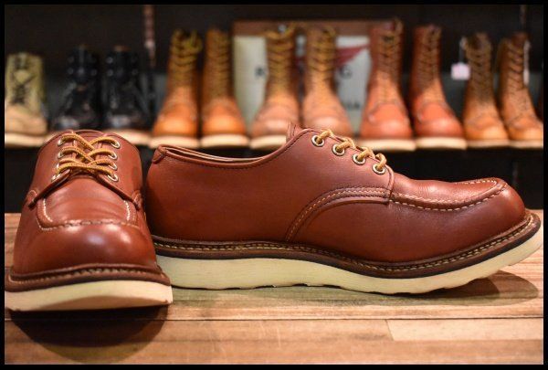 RED WING オックスフォード 8103 ワークシューズ 短靴 ブラウン 8.5D 良品 16年】レッドウィング 8103 オックスフォード 赤茶