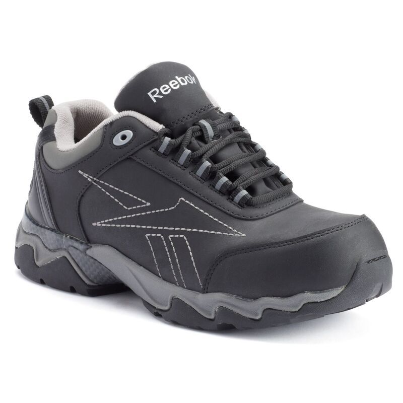 リーボック メンズ シューズ スニーカー Reebok Work Beamer Mens CompositeToe Shoes Black ブラック