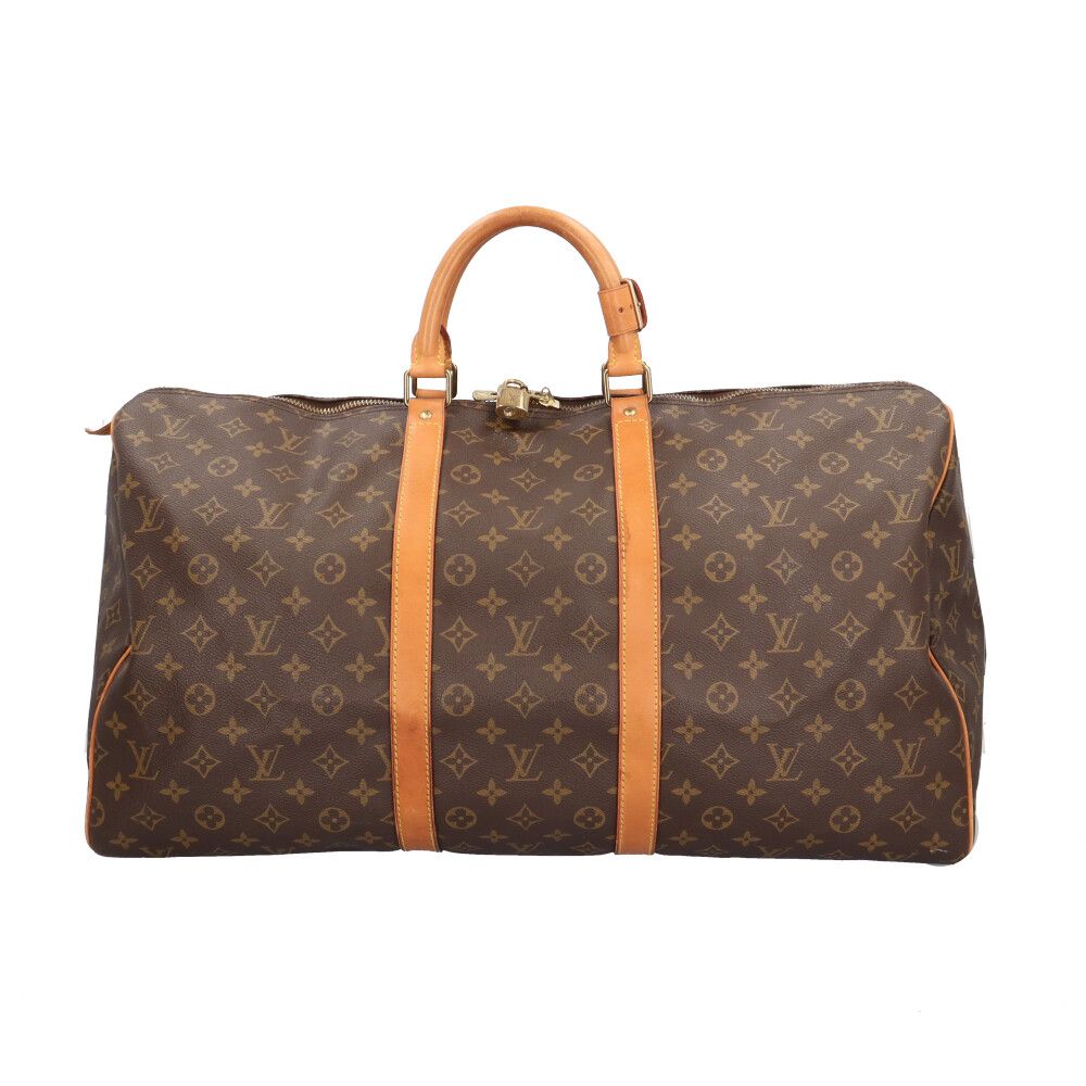 ルイヴィトン キーポル55 モノグラム ハンドバッグ モノグラムキャンバス M41424 ブラウン レディース LOUIS VUITTON 中古 ルイヴィトン ルイ ヴィトン
