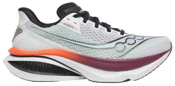 サッカニー メンズ シューズ スニーカー Saucony Mens Endorphin Azura Running Shoes WhiteCrimson ホワイト