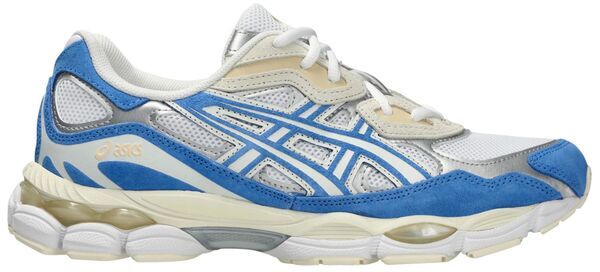 アシックス メンズ シューズ スニーカー ASICS Mens GELNYC Shoes WhiteBlue Coast ホワイト