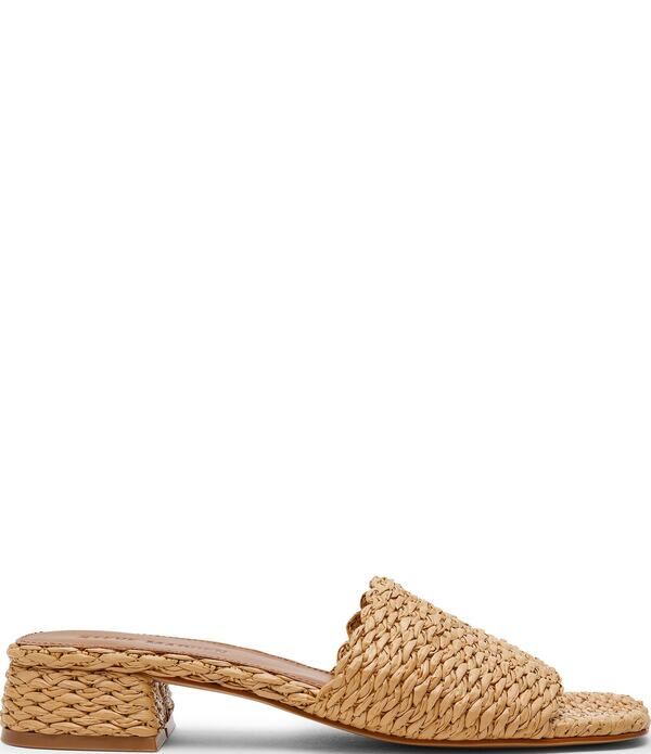 スティーブ マデン レディース シューズ サンダル Steve Madden Montgomery Raffia Slide Sandals Raffia