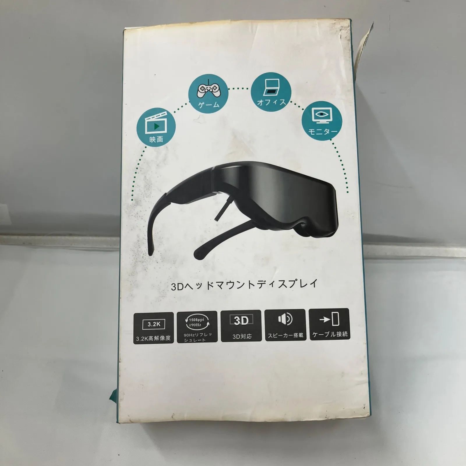 ENMESI エンメス 3Dヘッドマウントディスプレイ 取説付き 本品美品