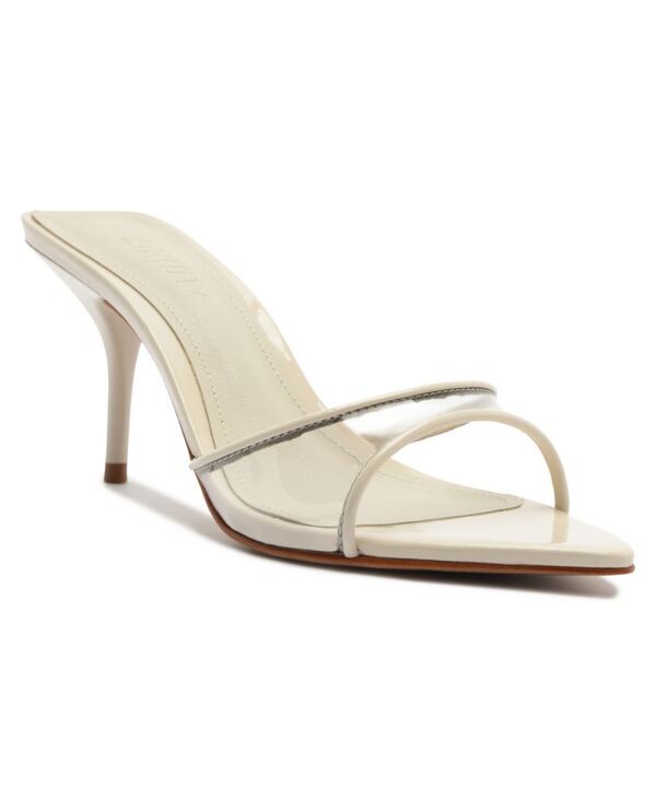 シュッツ レディース シューズ スリッポン・ローファー サンダル Schutz Womens Elodie Vinyl SlipOn Dressandalsugar White ホワイト