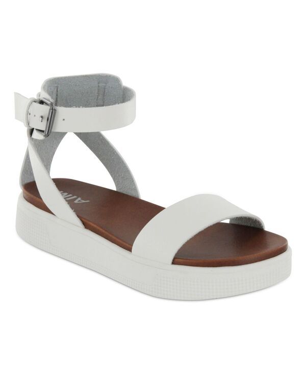 ミア レディース シューズ サンダル MIA Womens Ellen Round Toe Sandals White ホワイト