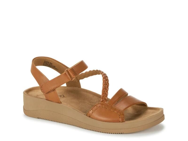 ベアトラップス レディース シューズ サンダル Baretraps Flicka Wedge Sandal Cognac