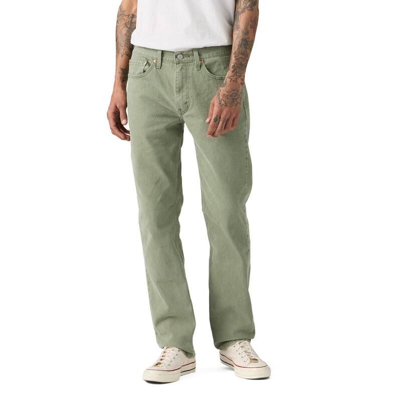 リーバイス レディース ボトムス デニムパンツ ジーンズ Mens Levis 514 Stretch Straight Fit Jeans Deep Lichen Green グリーン