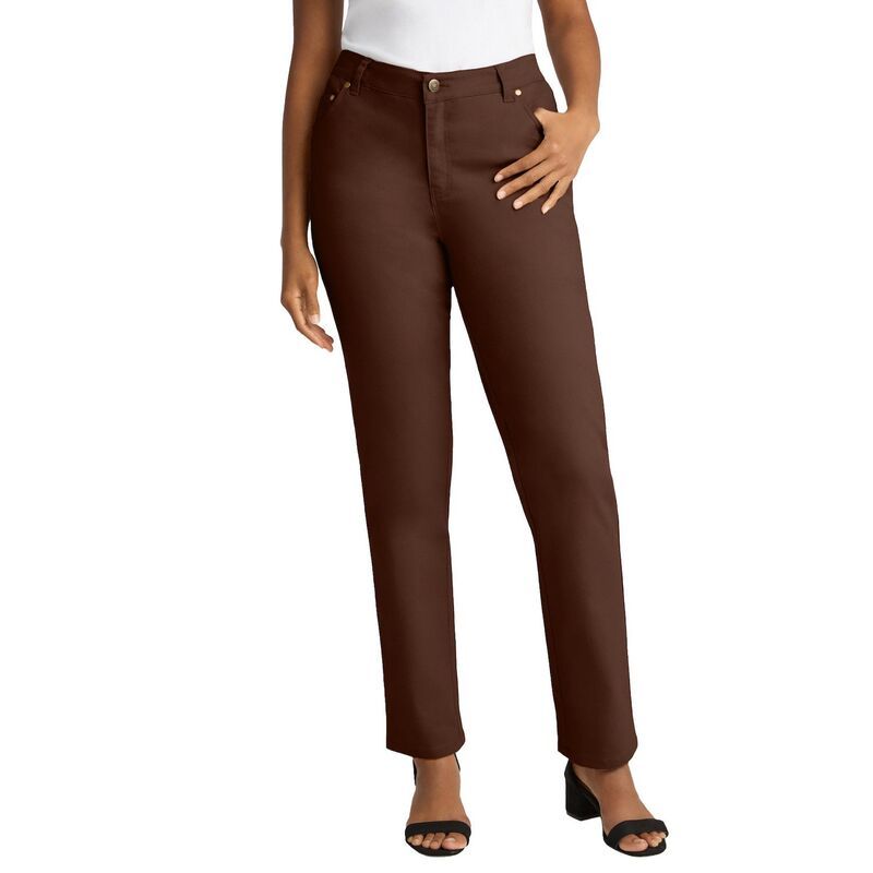 ジェシカロンドン レディース ボトムス デニムパンツ ストレート プラスサイズ Jessica London Womens Plusize True Fit Stretch Denim Straigh