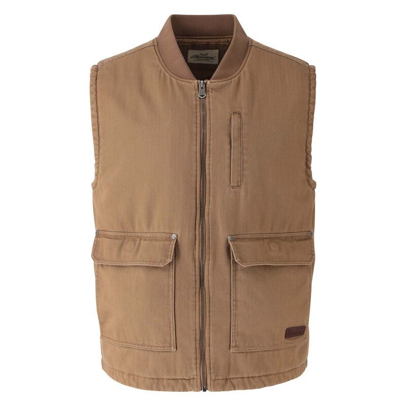 ソログッド レディース アウター ジャケット・ブルゾン ベスト Mens Thorogood Workwear All Year Stone Washerringbone Vest Otter ストー